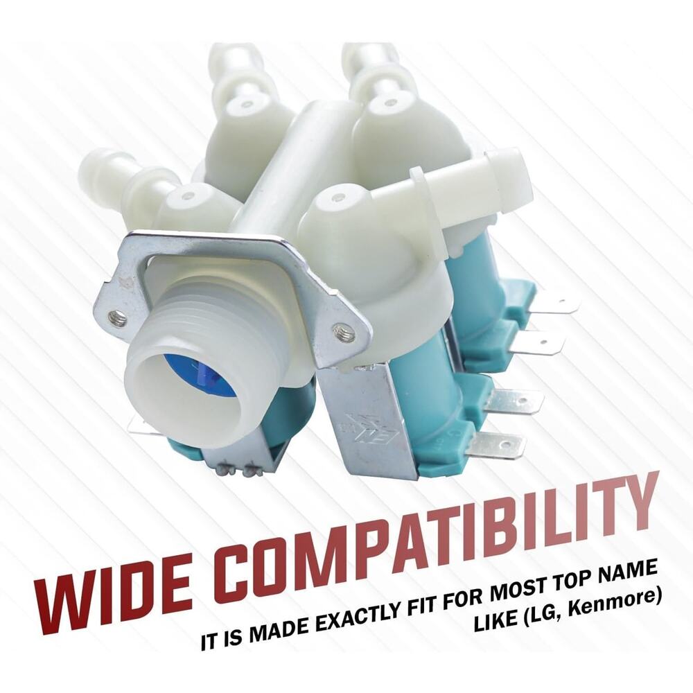 Seentech 5220FR2008F Washer Water Inlet Valve Assembly- Works with L-G, Ken-more - Picture 3 of 6